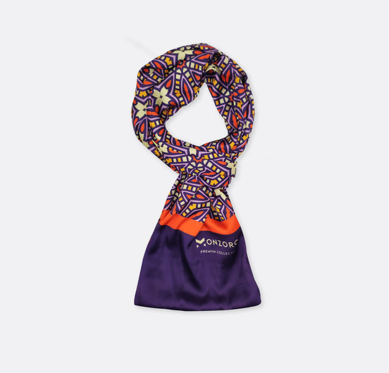 Colourful Abstract Art - Silk Men Scarf by Monzoro