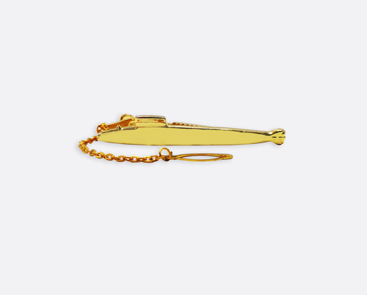 Underwater sub – Golden Tie Clip