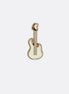 White Guitar Lapel Pin