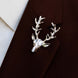 Alpha Antler - Silver Lapel Pin