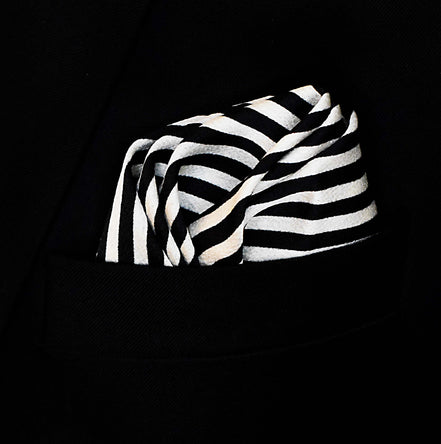 Retro Run Silk Pocket Square by Monzoro – view 5