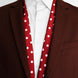 Maroon Dot Polka - Silk Men Scarf by Monzoro – view 5