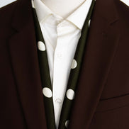 Forest Polka - Silk Men Scarf by Monzoro – view 4