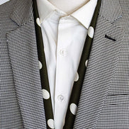 Forest Polka - Silk Men Scarf by Monzoro – view 5