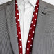 Maroon Dot Polka - Silk Men Scarf by Monzoro – view 7