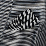 Retro Run Silk Pocket Square by Monzoro – view 6