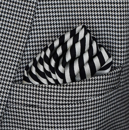 Retro Run Silk Pocket Square by Monzoro – view 6