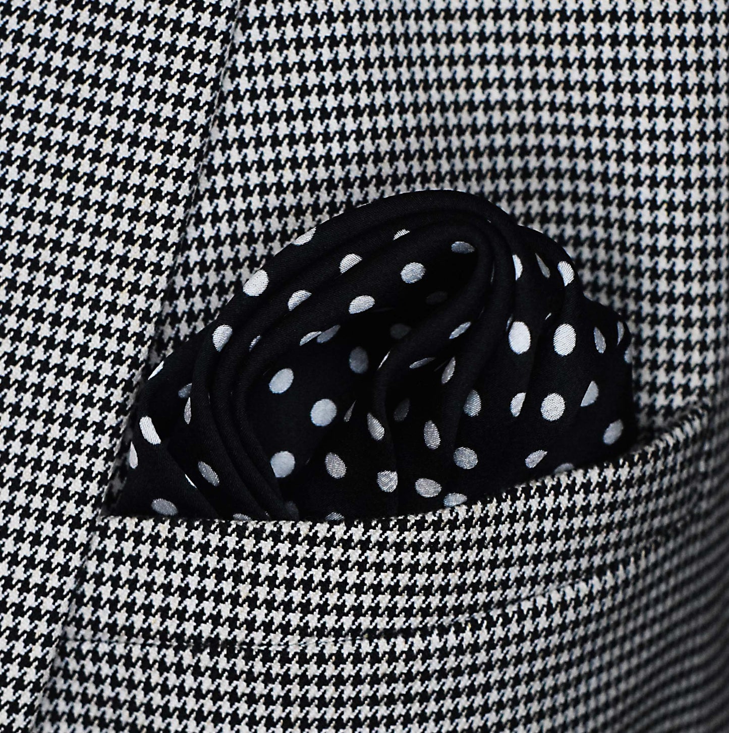 Point Black Silk Pocket Squares