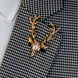 Alpha Antler - Golden Lapel Pin