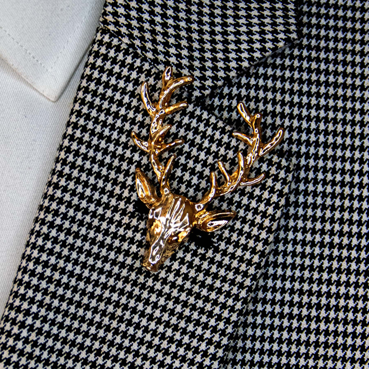 Alpha Antler - Golden Lapel Pin
