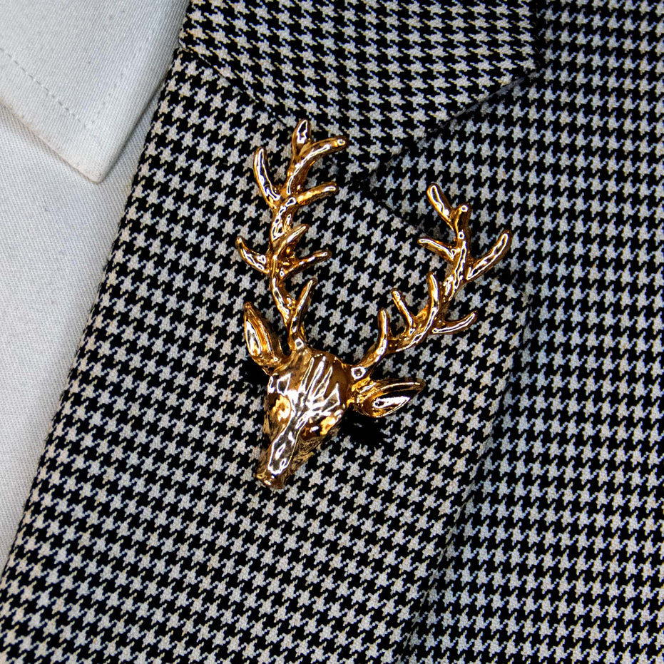 Alpha Antler - Golden Lapel Pin