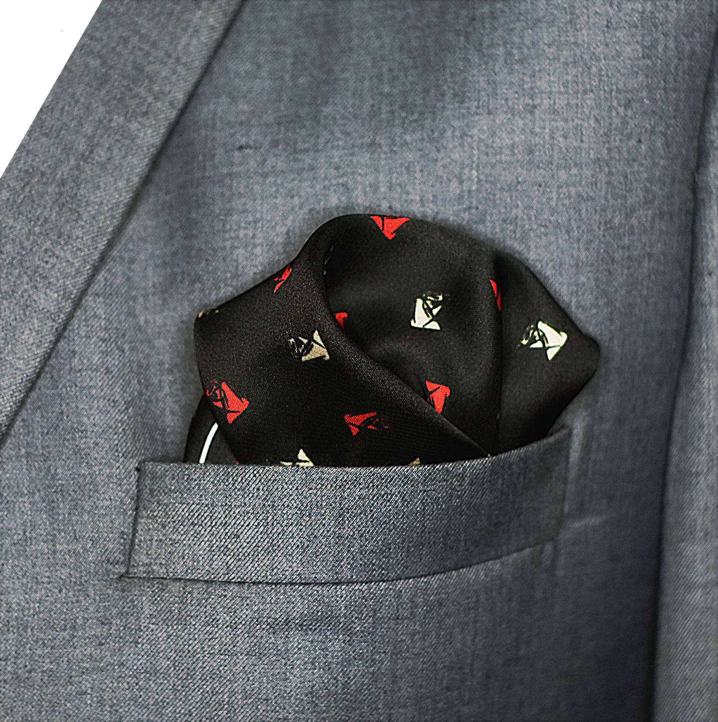 Abstract Horse – Silk Pocket Square