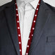 Maroon Dot Polka - Silk Men Scarf by Monzoro – view 6