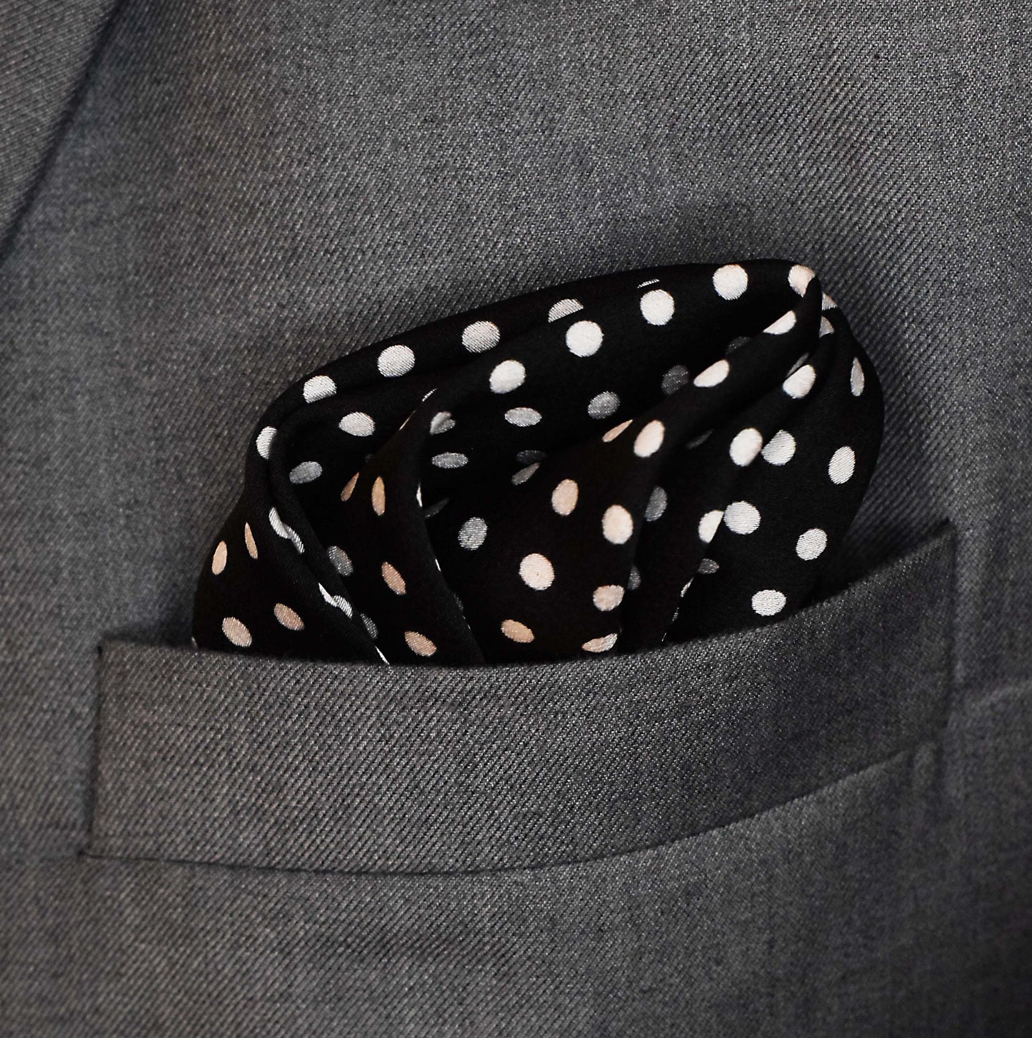 Point Black Silk Pocket Squares