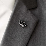The Crown - Black Metal Lapel Pins