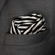 Retro Run Silk Pocket Square by Monzoro – view 7
