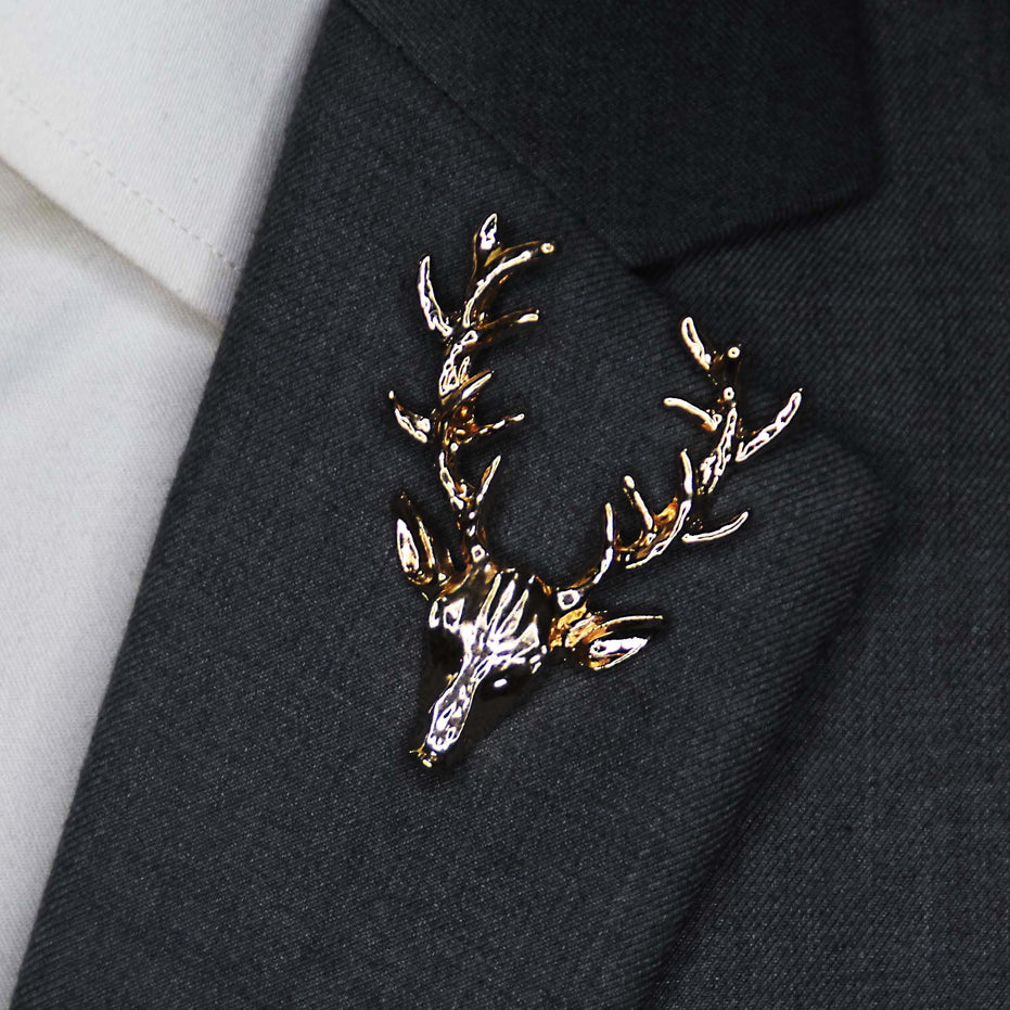 Alpha Antler - Golden Lapel Pin